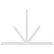Ekena Millwork Saratoga Architectural Grade PVC Gable Bracket, 108"W x 72"H x 4"D x 4"F, 16/12 Pitch GBP108X72X0404SAR00 - alternate 2
